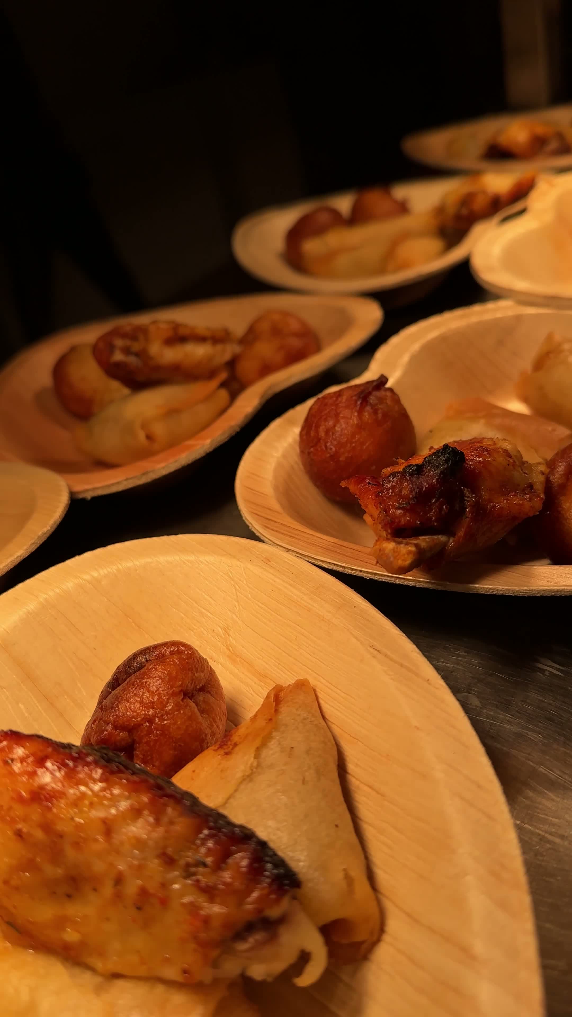 Guest dining and buffet highlights from a recent event
